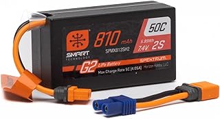 Spektrum 7,4 V 810 mAh 2S Smart G2 50C LiPo : IC2
